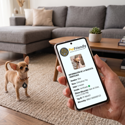Tag Inteligente PetFriendly: Rastreo+ Perfil QR - Image 2